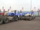 Sinotruk 6x4 10 dreht Kabine des Traktor-LKW-371hp HW79 mit 2 Lagerschwellen und Klimaanlage