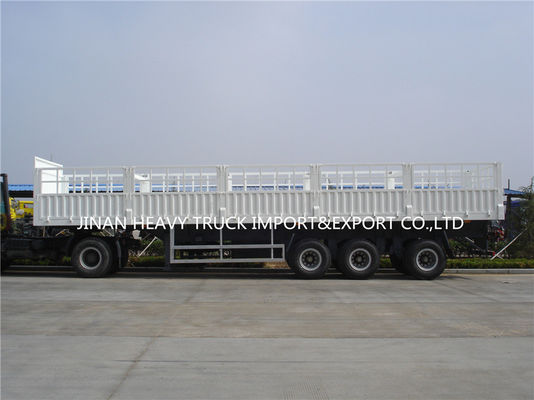 Drei Axle Fence Cargo Trailer Tri-Achsen-Viehbestand-Seitenwand-halb Anhänger-LKW