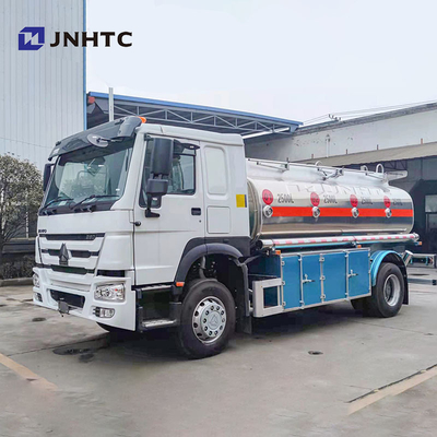 Tanklastzug 6 Rad-Aluminiumlegierung Sinotruk Howo 10000 Liter mit Zufuhr