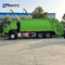 HOWO 6x4 Mülltransporter Verdichter Euro 2 Abfallentsorgung Müllrücklader Lastwagen Grüner Diesel Modell Neues