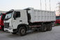 Bau-Kipplaster SINOTRUK HOWO A7 30-40 Tonnen RHD 10 dreht herein Weiß