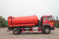 Roter Abbau-LKW des Abwasserkanal-4×2/septische Vakuum-LKWs mit Behälter M3 des Volumen-10 \
