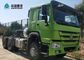 HOWO-Zeichenkopf-Traktor-LKW LHD sondern Rad-grüne Farbe der Liegeplatz-Kabinen-10 aus