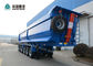 Hochfester Stahl CIMC halb Sattelzugmaschine und Auflieger 6 Achsen 120 Tonnen im Blau