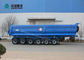Hochfester Stahl CIMC halb Sattelzugmaschine und Auflieger 6 Achsen 120 Tonnen im Blau
