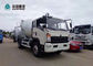 Howo 4x2 4CBM Mini Concrete Mixer Truck mit weißer Farbe ist in der Fabrik bereit