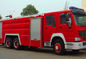 Rote und weiße Feuer-Rettungsfahrzeuge des Feuerwehrmann-Rettungs-Löschfahrzeug-SINOTRUK HOWO 6x4 12m3