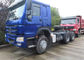 Blauer Traktor-Kopf-LKW-halb LKW-Urheber Farbe-371 HPs HOWO für Tansport
