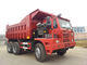 Roter Hochleistungskipplaster-Kipper Sinotruk 6x4 Rc 60 Tonnen-Bergbau mit Hova-Fahrgestellen