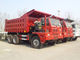 Roter Hochleistungskipplaster-Kipper Sinotruk 6x4 Rc 60 Tonnen-Bergbau mit Hova-Fahrgestellen