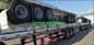 Flachbettbehälter-Last 1200R20 40 Fuß-halb Anhänger