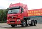 Roter Primärantrieb-LKW 10 Wheeler Tractor Truck Sinotruk Howo 6x4 halb