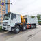 Faltbarer Arm Crane With Lifting Axle Howo 16 Wheeler Dump Truck With 10T