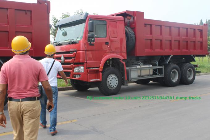 Sicherer Ölverbrauch Sinotruk Howo Tipper Heavy Load Truck Low