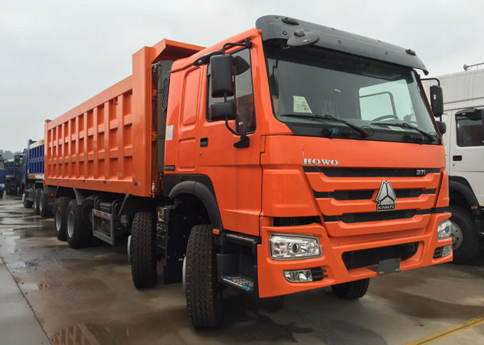 Niedriger Kraftstoffverbrauch leistungsfähige Tipper Dump Truck 371HP 8x4 RHD SINOTRUK HOWO